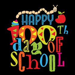 happy 100th day of school strong svg png, virtual teacher student svg, 100th day of school svg, digital download