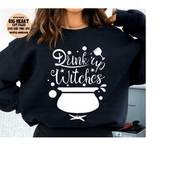 drink up witches, funny halloween, drink up witches svg png jpg dxf, halloween svg, halloween cut files, silhouette, cricut, sublimation