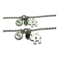 2 BFF Bracelets, 2 BFF Gifts, Friendship Bracelets For 2, Infinity Bracelets, Puzzle Piece Bracelets, Personalized
