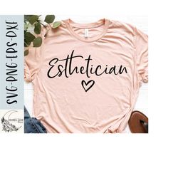 esthetician heart svg, esthetician svg, rainbow svg, skincare shirt svg, admin svg, svg,png, eps, instant download, cricut