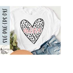 nurse svg, nurse leopard heart svg, heart svg, shirt, nurse heart svg, svg,png, eps, dxf, instant download, cricut