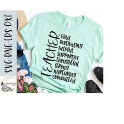 teacher svg, teacher shirt svg, best teacher svg, school teacher svg, svg,png, eps, dxf, instant download, cricut