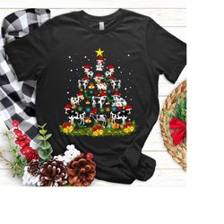 cows christmas tree, cow xmas t shirt, funny cow christmas shirt, cow lover xmas shirt, cow gift shirt, cute cow christm