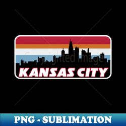 Kansas City Skyline Graphic KC - PNG Transparent Digital Download File for Sublimation - Vibrant and Eye-Catching Typography