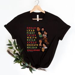black history month shirt png, black leaders shirt png, blm shirt png, juneteenth shirt png, african american tees, huma