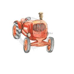 tractor png, orange tractor clipart, tractor sublimation, rustic farm tractor graphic clipart, vintage tractor png, heavy equipment tractor.