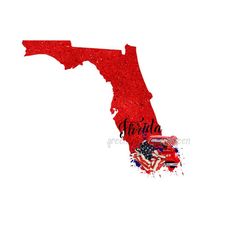 florida state map sublimation, us state map, 4th of july png, american flag, american map, military sublimation, florida png
