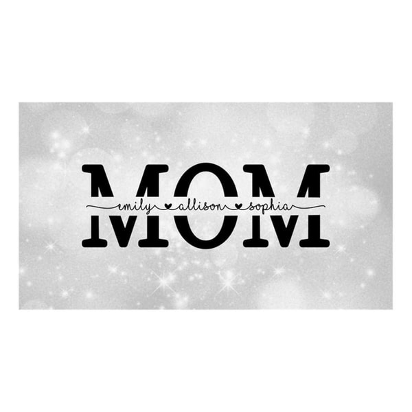 Fall Split Name Frame Family Clipart - Moms: Split Name Frame Word 'MOM' in Formal - Inspire ...