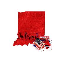 indiana state map, us state map sublimation, 4th of july png, american flag, american state map, military sublimation, indiana clipart. png.