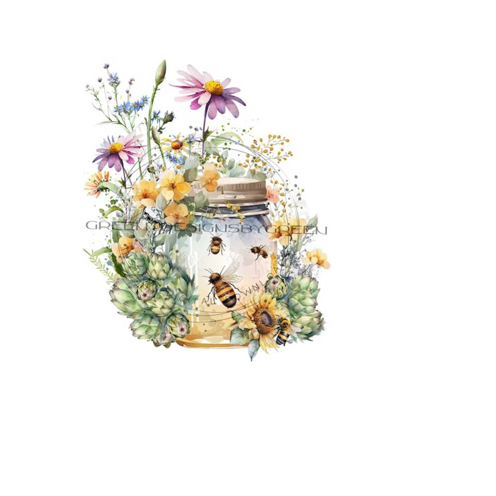 2610202311213-mason-jar-with-flowers-bees-and-artichokes-png-whimsical-image-1.jpg
