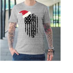 christmas svg,distressed flag svg,santa svg,santa hat svg,usa flag svg,american flag svg,distressed usa flag svg,instant download christmas