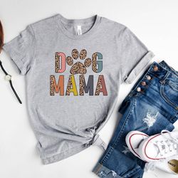 dog mama shirt png, dog mom shirt png, dog mom leopard shirt png, dog mom gift, fur mama, gift for dog mom, animal love