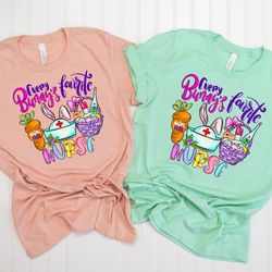 every bunnys favorite nurse shirt png, easter nurse, easter nurse shirt png, easter shirt png for nurse, registered nurs