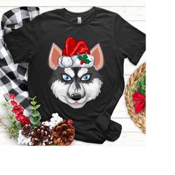siberian husky christmas sweatshirt, funnydog shirt, siberian husky christmas sweater, siberian husky mom gift, christma