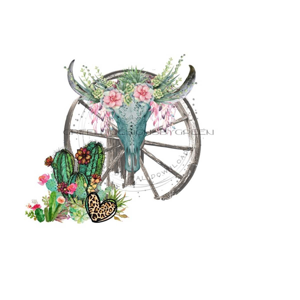 2610202311431-rustic-boho-southwest-wagon-wheel-clipart-blue-cow-skull-image-1.jpg