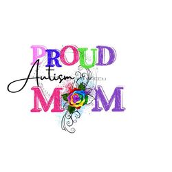 proud mom autism png, autism png, autism awareness, autism png, autism design, heart png, puzzle design, sublimation design, digitaldownload