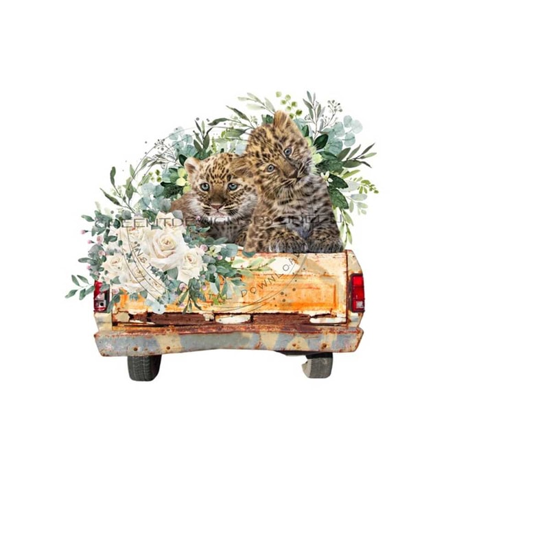 26102023114355-endearing-leopard-cubs-sublimation-png-rustic-truck-floral-image-1.jpg