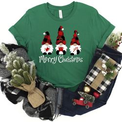 gnomes buffalo plaid shirt png, gnome shirt png, buffalo plaid shirt png, christmas with my gnomies, christmas shirt png