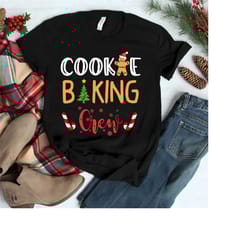 funny cookie baking crew christmas sweatshirt, womens christmas sweatshirt, christmas sweatshirts for women