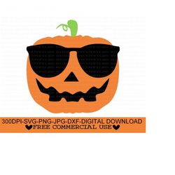 pumpkin face svg, png, jpg, dxf, halloween pumpkin svg, pumpkin face cut file, fall svg, halloween shirt design, silhouette, cricut