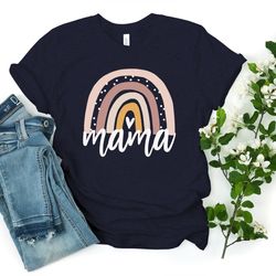 mama rainbow shirt png, mom rainbow shirt png, mom shirt png, baby announcement shirt png, blessed mama, mother day gift