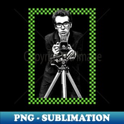 elvis costello - png transparent sublimation file - instantly transform your sublimation projects