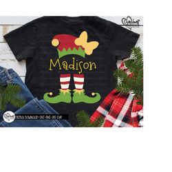 elf svg, png, jpg, dxf, elf monogram svg, elf cut files, elf shirt svg, kids baby christmas design, kids christmas svg, silhouette, cricut