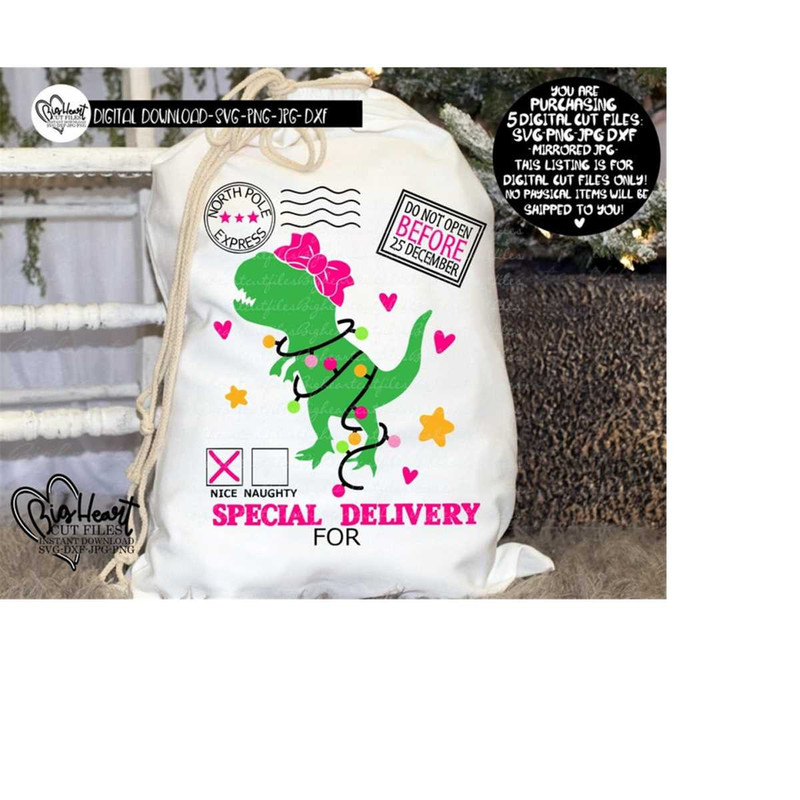 2610202312212-girl-dinosaur-santa-sack-svg-png-jpg-dxf-design-t-rex-image-1.jpg