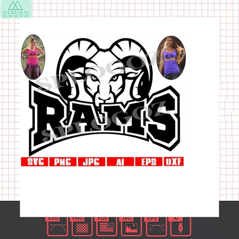 Rams svg, Ram svg, Rams mascot png, Rams logo png, Cricut de | Inspire ...
