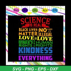 science is real svg, black woman svg, black power svg, black month, black pride svg, black lives matter, human rights, r