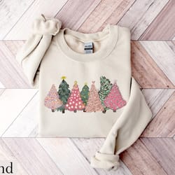 christmas tree sweatshirt, womens christmas shirt, christmas crewneck, holiday sweaters, christmas gift, merry christmas