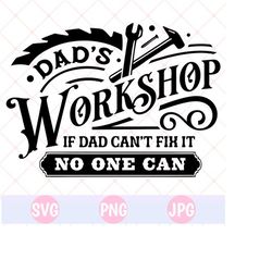 dad's workshop svg png, dad shop svg, mechanic svg, dad garage svg, tools svg, father's day svg, cricut svg, silhouette, backyard garage svg