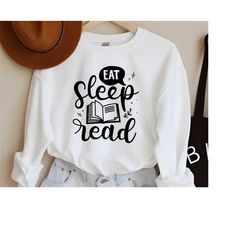 eat sleep read svg, png, silhouette cut file, cricut svg, svg digital download, book lovers svg, book quotes, reading svg, teacher shirt svg