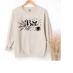 boo svg, spider svg, halloween svg, cute ghost svg, gril halloween svg, spooky vibes svg, halloween cut file, instant download, spider web