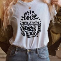 i love my self svg, self love svg, cricut svg, positive quote svg, mental health svg, positive svg, motivational svg, self love png, digital