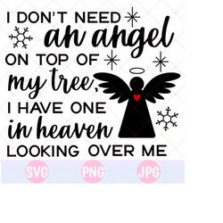 angel in heaven looking for me svg, angel memorial svg, angel svg, angel in heaven svg, cut file for cricut, svg, memorial svg, silhouette