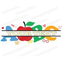 abcd custom name teacher split-monogram png, personalized teacher png, teach png, teacher's day png, teacher sublimation, sublimate designs