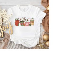 retro christmas coffee cup png sublimation design, coffee clipart, christmas png, christmas coffee png, christmas drink png, xmas coffee png