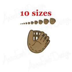 baseball glove embroidery design. baseball mitt embroidery design. baseball glove mini embroidery. machine embroidery de