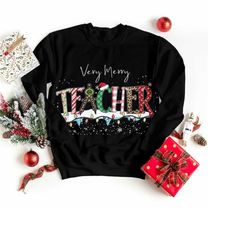 very merry teacher png, teacher sublimation design download, merry christmas png, teacher life png, teacher sublimation design, teacher png