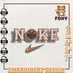 nike new york knicks embroidery design, nba basketball embroidery design, machine embroidery design, instant download