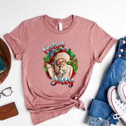 feeling jolly shirt, feeling jolly santa christmas shirt, cute christmas shirt, winter shirt, holly jolly vibes, silence