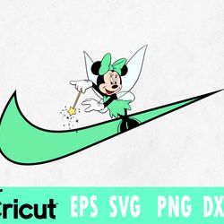mickey nike svg dxf, tinkerbell minnie mouse svg , nike mickey mouse png, mickey mouse cricut, stitch cut files