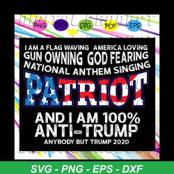 patriot svg, i am 100 anti trump svg, us flag svg, scouting lover svg, american svg, 4th of july svg, fourth of july svg