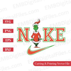 happy christmas the grinch cartoon svg for cricut