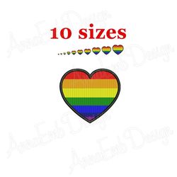 heart embroidery design. rainbow heart embroidery design. mini heart. heart shapes. valentines day. machine embroidery d