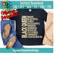 black queen, i am a black woman, beautiful, blm, woman, african american instant download