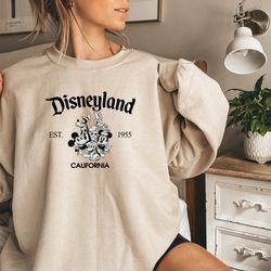 disneyland california sweatshirt,retro mickey and friends disneyland est 1955 sweater,.jpg