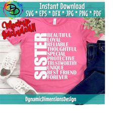 sisters svg, side by side or miles apart sisters will always be connected by heart, family svg, sister love svg, siblings svg, sign svg