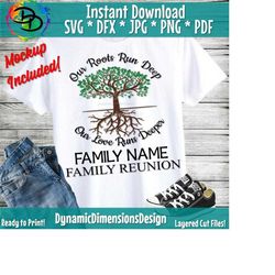 family reunion svg, our roots run deep, tree svg, roots svg, family reunion shirt, reunion svg, family shirt svg, family tree svg, cricut